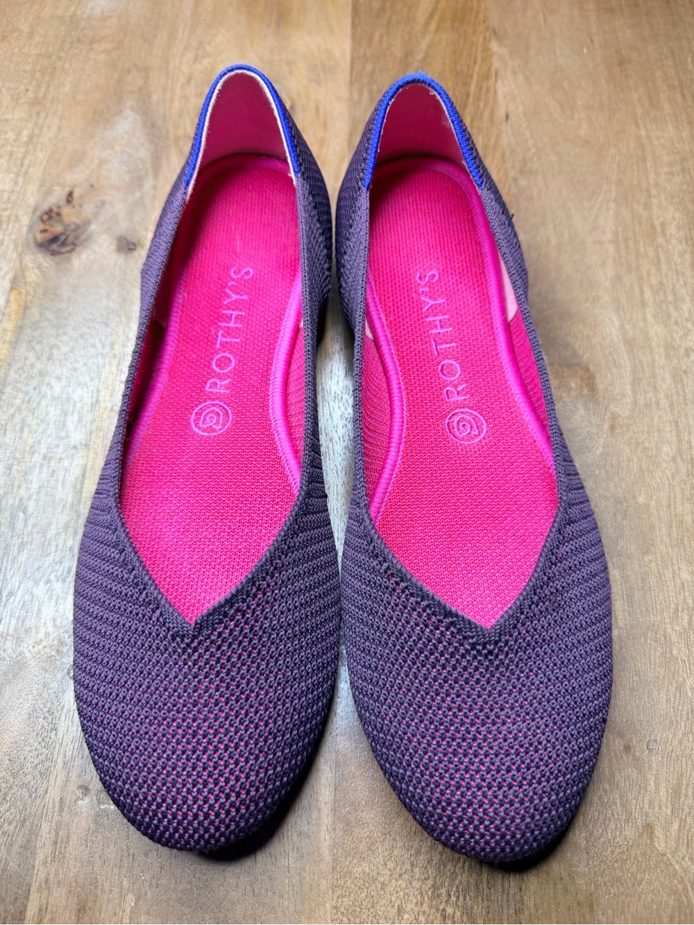 Rothy's Black Friday Berry Lattice Women’s Knit Flats